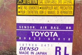 8983360010, 1879000471 , art11339103 Датчик удара Toyota Land Cruiser Prado 120 Арт 11339103, вид 2