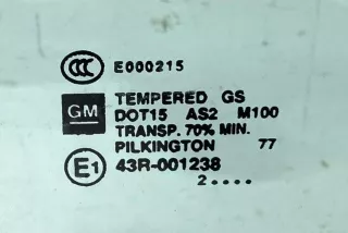 43R001238, E000215 , art11339388 Стекло двери передней правой Opel Ampera Арт 11339388, вид 2