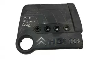 9642085280, 9646435080 , art11356678 Декоративная крышка двигателя Citroen C3 1 Арт 11356678, вид 1