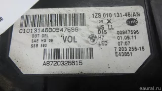 63117271904 BMW Фара правая BMW 5 F10/F11/GT F07 Арт E95356770, вид 10