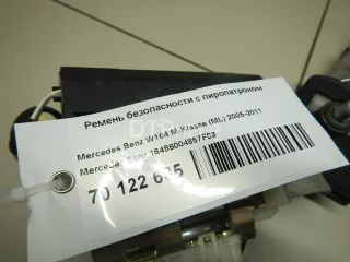 16486004857F03 Ремень безопасности с пиропатроном Mercedes ML W164 Арт AM70122685, вид 2