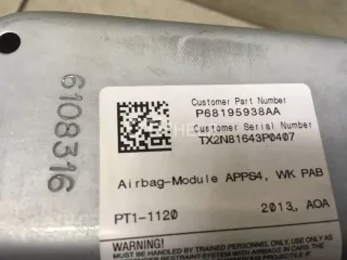 68195938AA Подушка безопасности пассажирская (в торпедо) Jeep Grand Cherokee IV (WK2) Арт AM30713953, вид 5