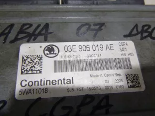 03E906019AE Блок управления двигателем Skoda Fabia 2 Арт AM14625313, вид 3
