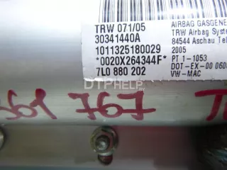 7L0880202 Подушка безопасности пассажирская (в торпедо) Volkswagen Touareg 1 Арт AM48361767, вид 7
