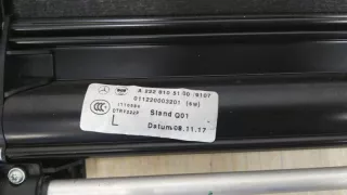 A2228105200, A2228105100 Шторка двери Mercedes S W222 Арт W39699, вид 5