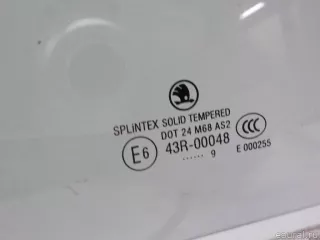 1Z9845205A VAG Стекло двери задней левой Skoda Octavia A8 Арт E40562458, вид 2