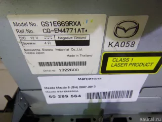GS1E669RXA Mazda Магнитола Mazda 6 3 Арт E60289564, вид 5