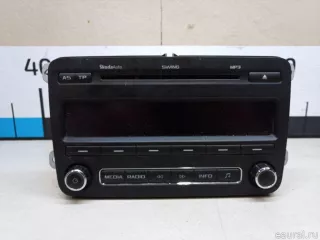 5J0035161D VAG Магнитола (аудио система) Skoda Roomster 1 restailing Арт E60627584, вид 1