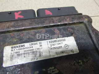 8200035692 Блок управления двигателем Renault Megane 1 Арт AM100344174, вид 2