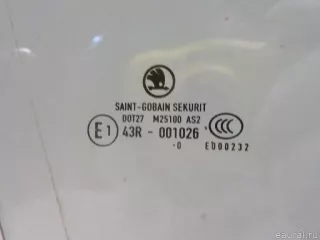 3T0845202A VAG Стекло двери передней правой Skoda Superb 2 Арт E40505150, вид 2