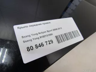 5182131000 Ssang Yong Крыло переднее правое SsangYong Actyon 1 Арт E80846729, вид 15