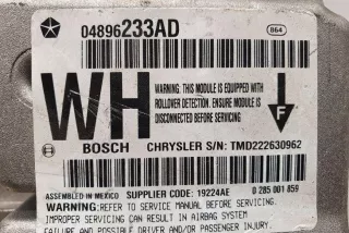 04896233AD, 0285001859 , art10768578 Блок AirBag Jeep Commander Арт 10768578, вид 3