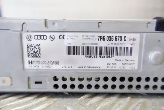 7P6035670C , art12013772 Блок навигации Volkswagen Touareg 2 Арт 12013772, вид 12