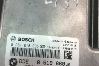 8519668, 0281018985 , art11813039 Блок управления двигателем BMW 3 E90/E91/E92/E93 Арт 11813039, вид 4