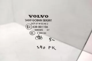 43R001106, E000186, DOT57M53A32 , art8113293 Стекло двери передней левой Volvo S40 2 Арт 8113293, вид 2