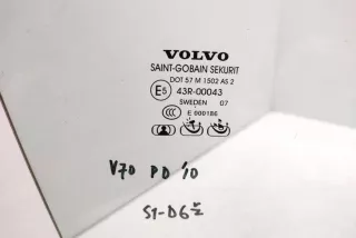 43R00043, E000186 , art8113317 Стекло двери передней правой Volvo V70 1 Арт 8113317, вид 2