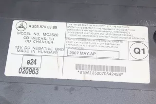 A2038703389 , art10004745 CD-чейнджер Mercedes CLK W209 Арт 10004745, вид 10