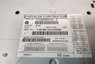 P1CM00DW1AH , art11761362 Дисплей Chrysler Grand Voyager 5 Арт 11761362, вид 3
