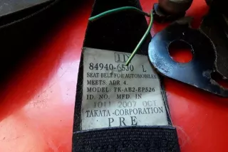 8494065J0, TKAB2E9526 , art12097070 Ремень безопасности передний левый Suzuki Grand Vitara FT Арт 12097070, вид 4