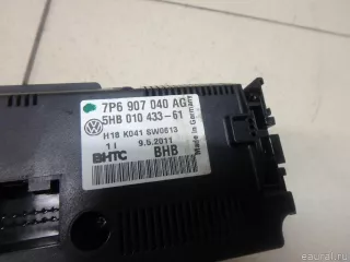 7P6907040AG VAG Блок управления климатической установкой Volkswagen Touareg 2 Арт E6900888, вид 5