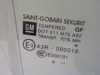13270977 GM Стекло двери передней правой Opel Meriva 2 Арт E40577495, вид 4
