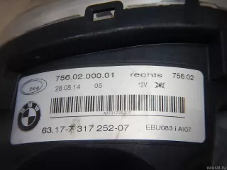 63177317252 BMW Фара противотуманная правая передняя BMW X6 F16 Арт E95625751, вид 9