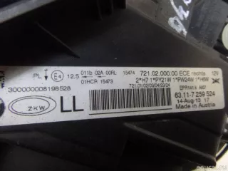 63117259524 BMW Фара правая BMW 3 F30/F31/GT F34 Арт E21323545, вид 9