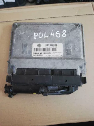 03e906033 Блок управления двигателем (ДВС)   Volkswagen Polo 4 Арт POL468, вид 1