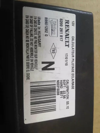 8200261817 Блок управления светом   Renault Clio 3 Арт RCL379, вид 2