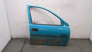 93284716 Дверь передняя правая синяя Opel Corsa B Арт 8892854, вид 1