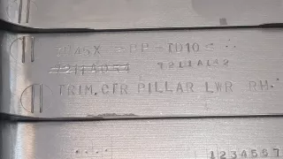 7211A054 Обшивка стойки (накладка) Mitsubishi Outlander sport Арт 8848253, вид 3