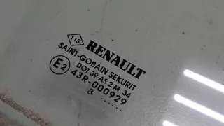 8200211198 Стекло двери передней правой Renault Megane 2 Арт 9134652, вид 2