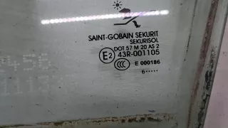 43R001105 Стекло двери передней левой Saab 9-5 1 Арт 9070983, вид 2
