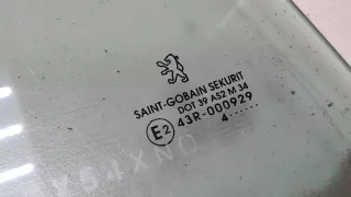 9204K2 Стекло двери задней правой Peugeot 407 Арт 9022166, вид 2