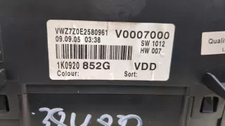 1K0920852G,V0007000 Щиток приборов (приборная панель) Volkswagen Golf 5 Арт 9129781, вид 3