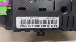 6Y1920880G Щиток приборов (приборная панель) Skoda Fabia 1 Арт 9060261, вид 3