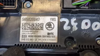 565820047 Блок управления печки / климат-контроля Skoda Superb 3 Арт 9169387, вид 2