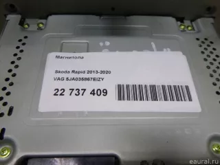5JA035867EIZY VAG Магнитола Skoda Rapid Арт E22737409, вид 14