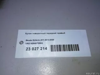 5Q0407256Q VAG Кулак поворотный передний правый Audi A3 8V Арт E23027214, вид 9