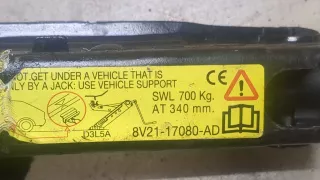 8V2117080AD Домкрат  Ford Fiesta 6 Арт 9183879, вид 2