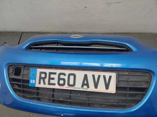 620221HP0H Бампер передний синий Nissan Micra K13 Арт 9204090, вид 4