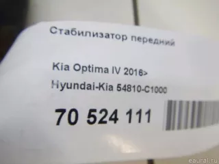 54810C1000 Hyundai-Kia Стабилизатор подвески (поперечной устойчивости) передний Hyundai Sonata (LF) Арт E70524111, вид 5