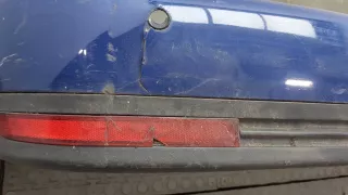 1T0807417 Бампер задний синий Volkswagen Touran 1 Арт 9210343, вид 2