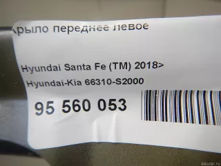 66310S2000 Hyundai-Kia Крыло переднее левое Hyundai Santa FE 4 (TM) restailing Арт E95560053, вид 14