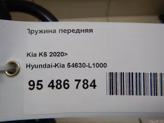 54630L1000 Hyundai-Kia Пружина передняя Kia K5 3 Арт E95486784, вид 7