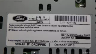 GJ5Z18C869DA Ford Магнитола Ford Kuga 2 Арт E70587337, вид 9