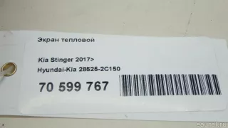 285252C150 Hyundai-Kia Теплозащита глушителя Genesis G80 Арт E70599767, вид 7