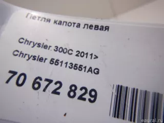 55113551AG Chrysler Петля капота левая Dodge Charger LD Арт E70672829, вид 7