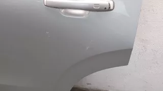 32133218 Дверь задняя левая серебристая Volvo XC90 2 Арт 9267210, вид 2