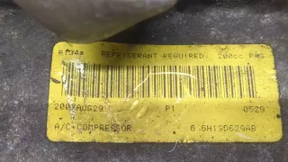 6H19D629AB Компрессор кондиционера Ford Fiesta 5 Арт 9276239, вид 5